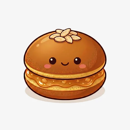 Apple Dorayaki with Almond