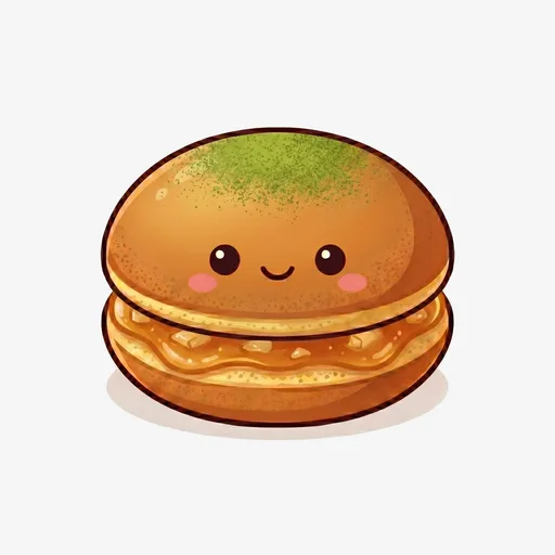 Apple Dorayaki with Matcha