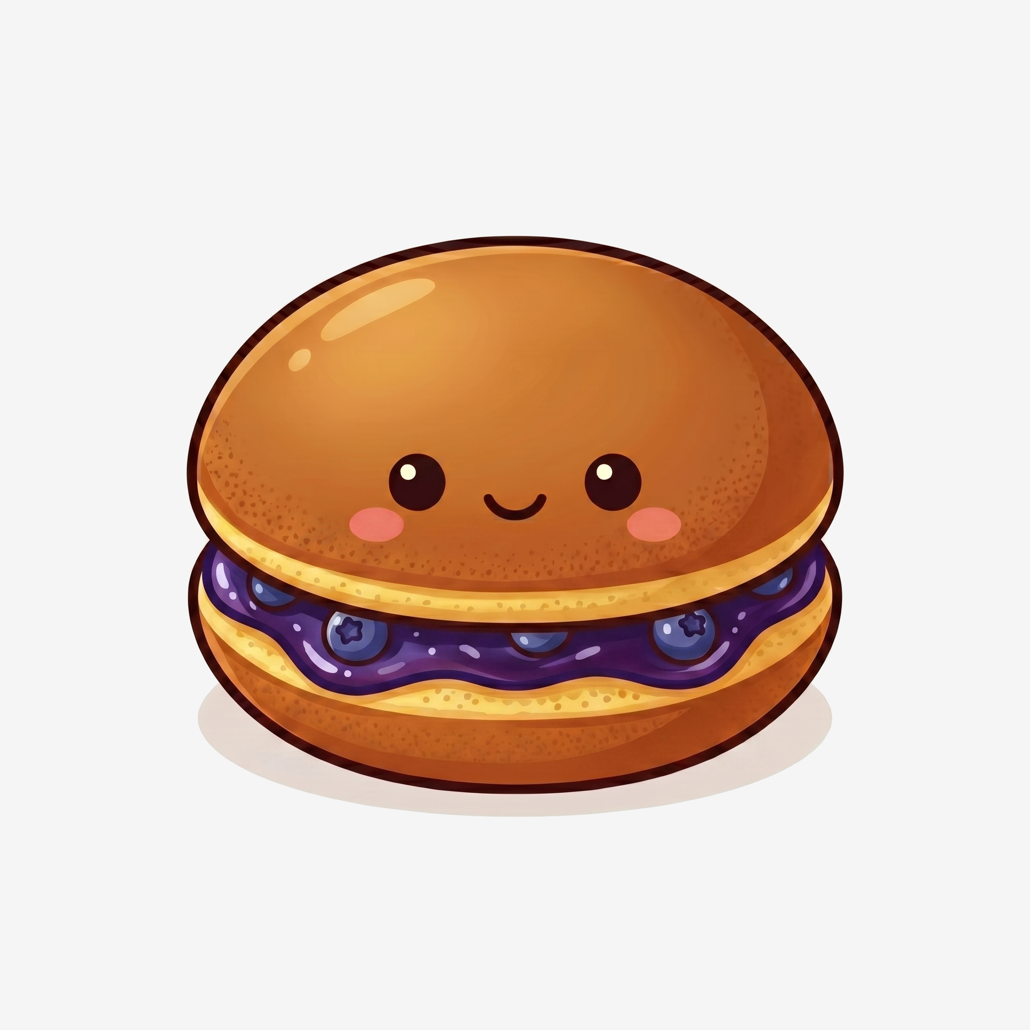 Blueberry Dorayaki