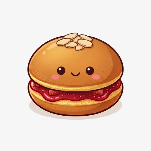 Strawberry Dorayaki with Almond